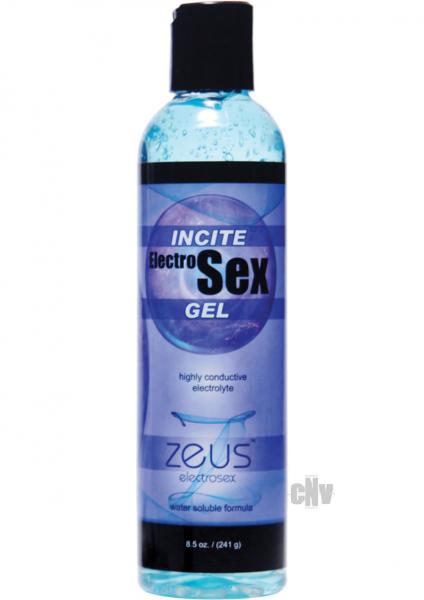 Zeus Incite Electrosex Gel - 8.5 oz