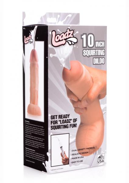 10 Inch Realistic Dual Density Squirting Dildo