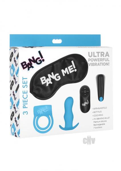 Duo Blast Remote Control Cock Ring and Butt Plug Vibe Kit