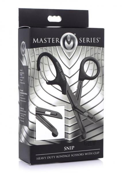 Snip Heavy Duty Bondage Scissors with Clip