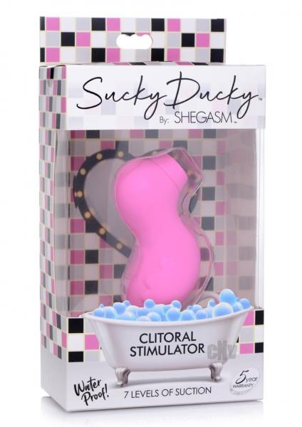 Sucky Ducky Silicone Clitoral Stimulator - Pink