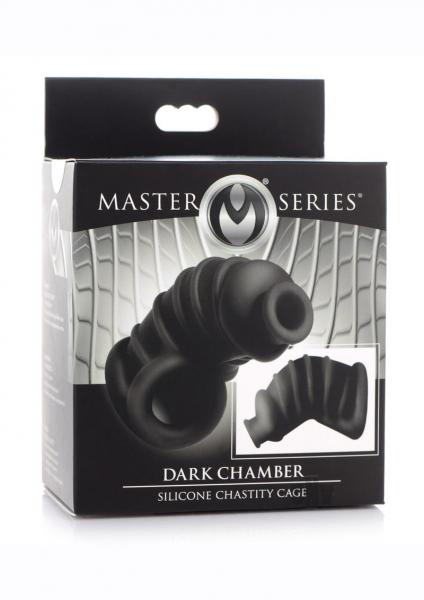Dark Chamber Silicone Chastity Cage