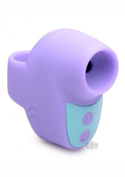 12X Mini Silicone Clit Stimulator - Purple