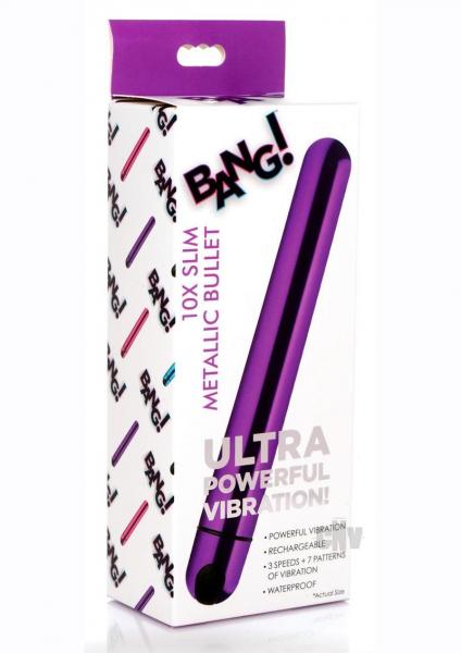 10X Slim Metallic Bullet - Purple