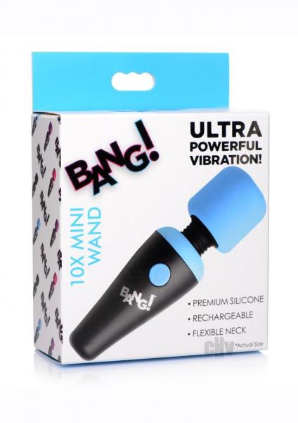 10X Ultra Powerful Silicone Mini Wand - Blue