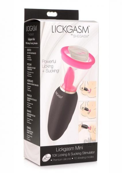 Lickgasm Mini 10X Silicone Licking and Sucking Stimulator