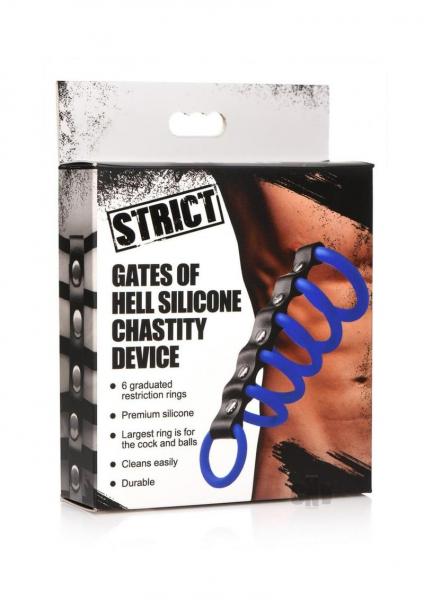 Silicone Gates of Hell Chastity Device