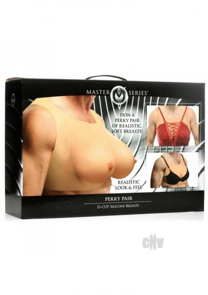 Perky Pair D-Cup Wearable Silicone Breasts