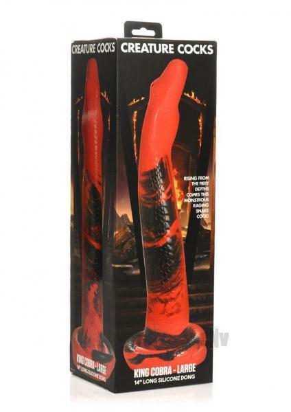 King Cobra Silicone Dildo - 14 Inch