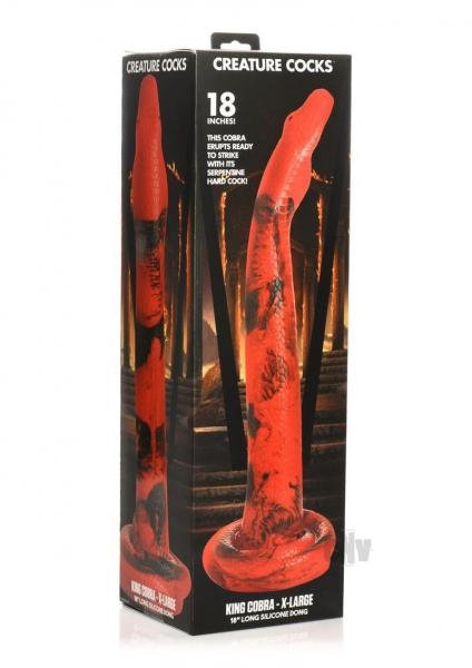 King Cobra Silicone Dildo - 18 Inch