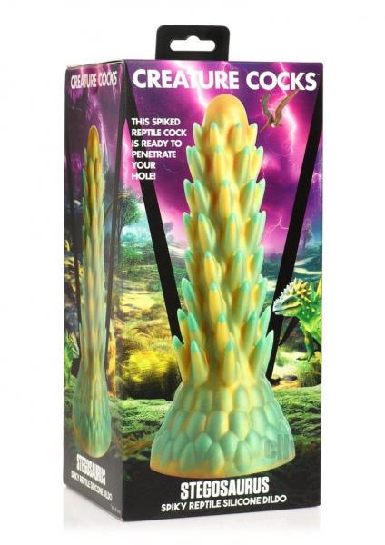 Stegosaurus Spiky Reptile Silicone Dildo