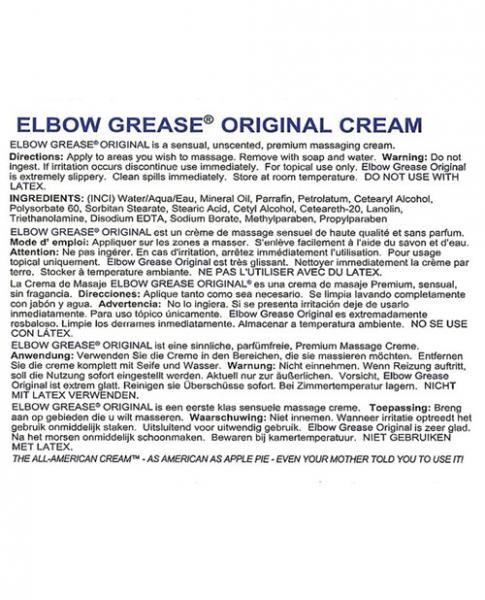 Elbow Grease Original Cream- 15 oz