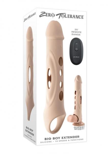 Zero Tolerance Big Boy Extender Rechargeable Extension With Remote Silicone Light
