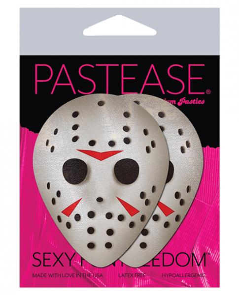 Pastease Scary Halloween Hockey Mask White O/S