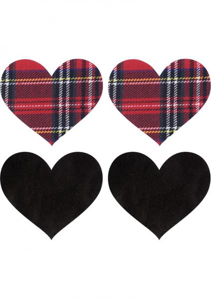 Peekaboos Schoolgirl Hearts Pasties O/S