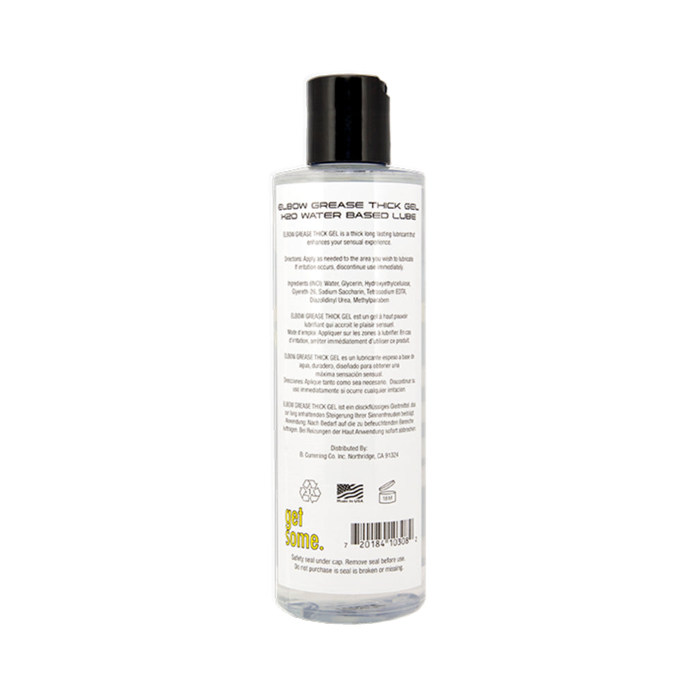 Elbow Grease H2O Thick Gel Lubricant 10oz