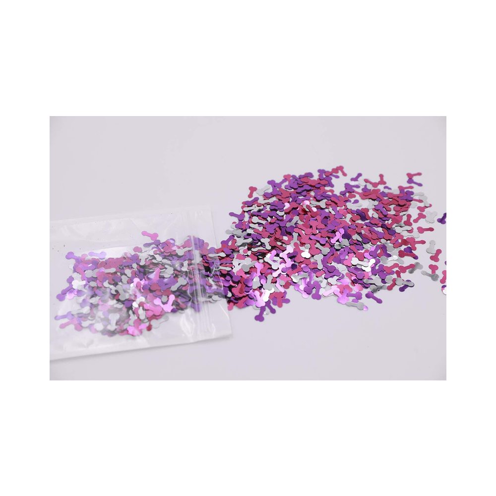 Naughty Confetti Penis Assorted Colors
