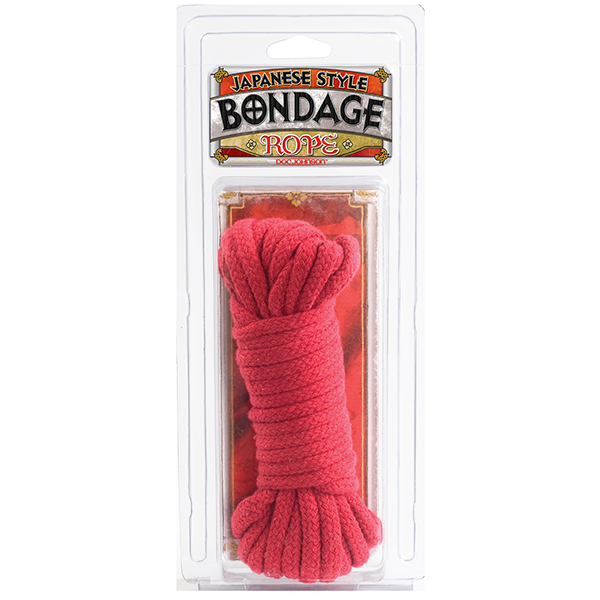 Japanese Style Bondage Cotton Rope - Red