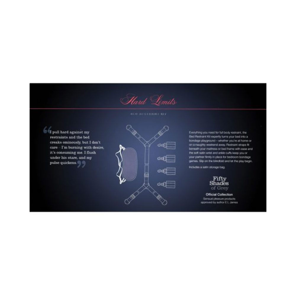 Fifty Shades of Grey Hard Limits Bed Restraint Kit