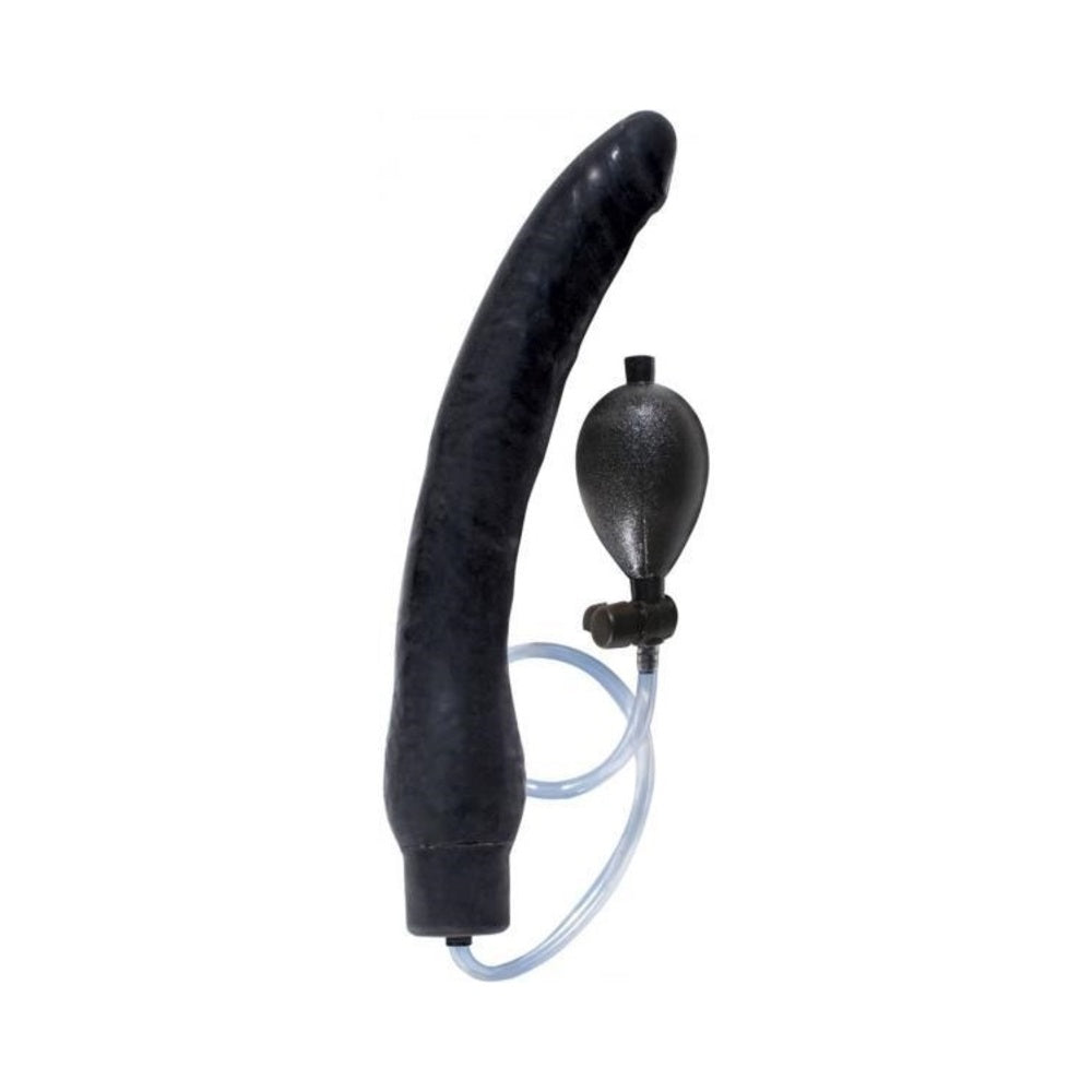 Ram Inflatable Latex Dong 12 Inch - Black