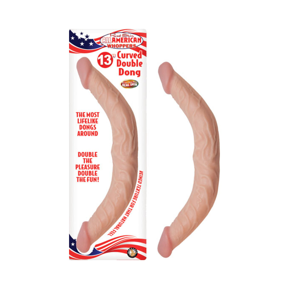 All American Whopper 13" Curved Double Dong