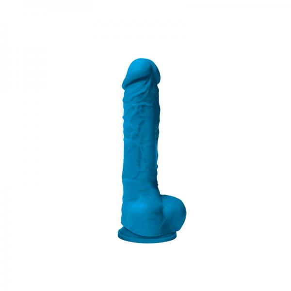 Colours Pleasures 5 Dildo w/Suction Cup - Blue