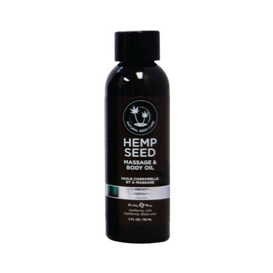 Earthly Body Massage Oil Lavender 2oz