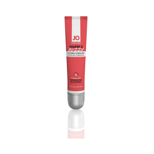 Jo Warm & Buzzy - Original - Stimulant (water-based) 0.34 Fl Oz / 10 Ml