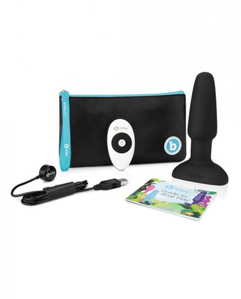 B-Vibe Rimming Plug - Black