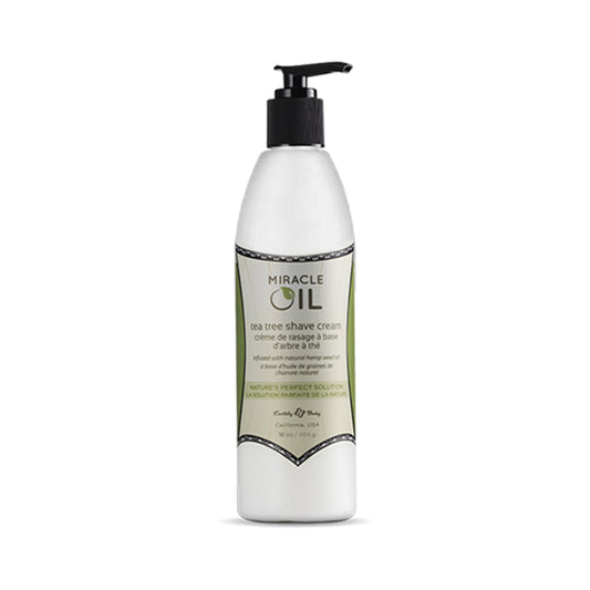 Earthly Body Miracle Oil Tea Tree Shave Cream 16oz