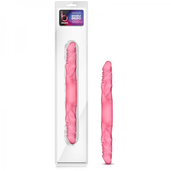 B Yours 14 Double Dildo - Pink