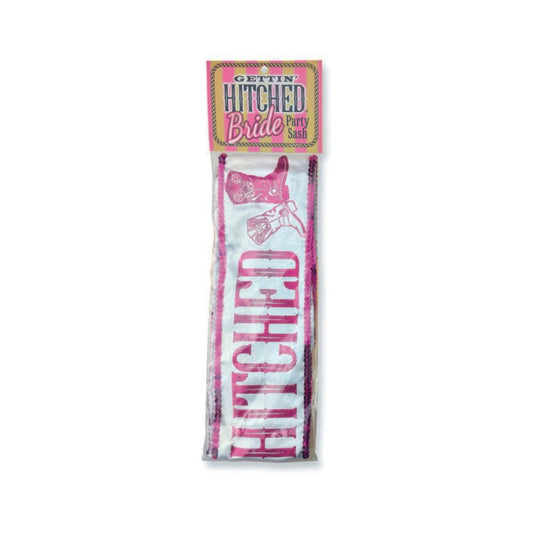 Gettin Hitched Bride Party Sash