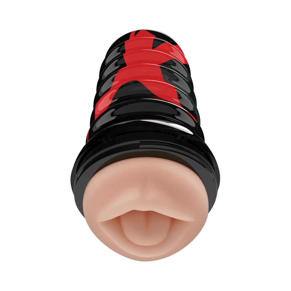 PDX Elite Air Tight Oral Stroker Beige