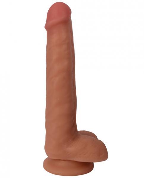 Thinz 8 Inch Slim Dildo with Balls - Light