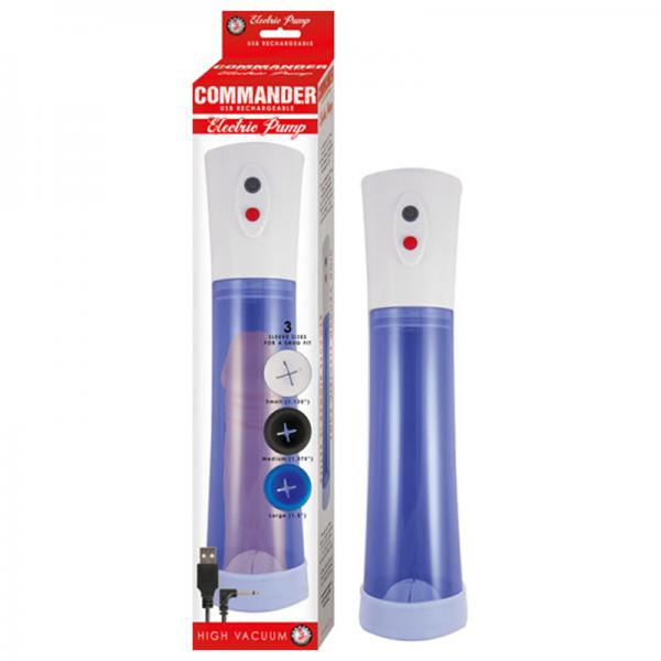 Commander Electric Pump - Blue