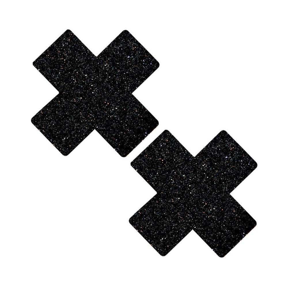 Neva Nude Pasty X Factor Glitter Black