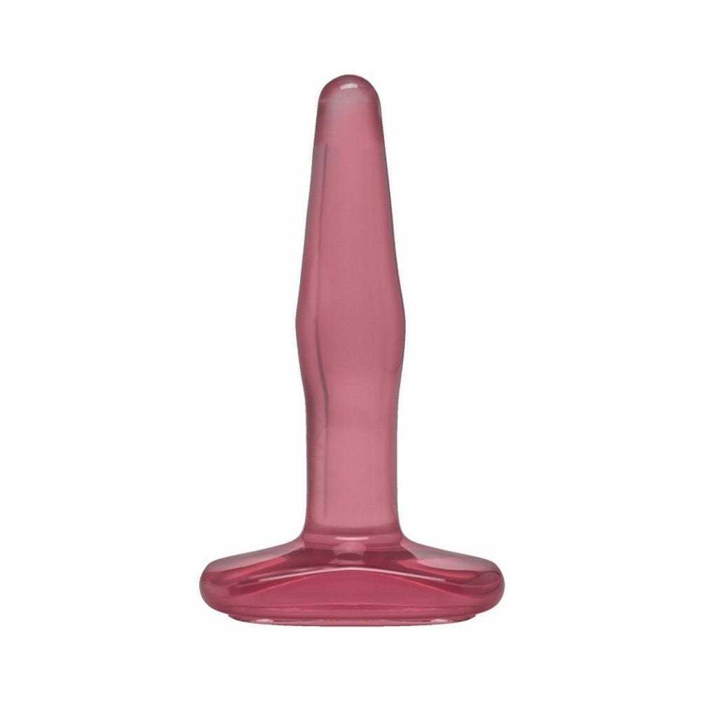 Crystal Jellies - Butt Plug - Pink- Small