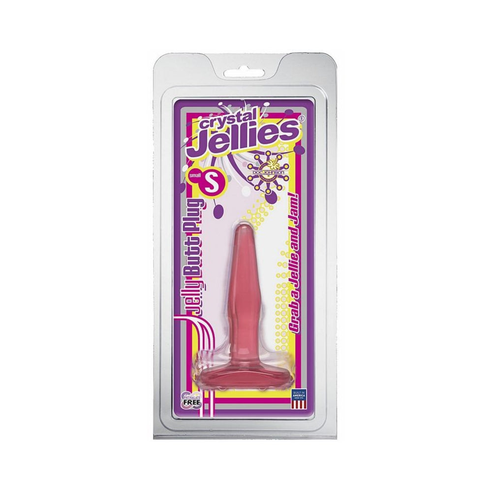 Crystal Jellies - Butt Plug - Pink- Small