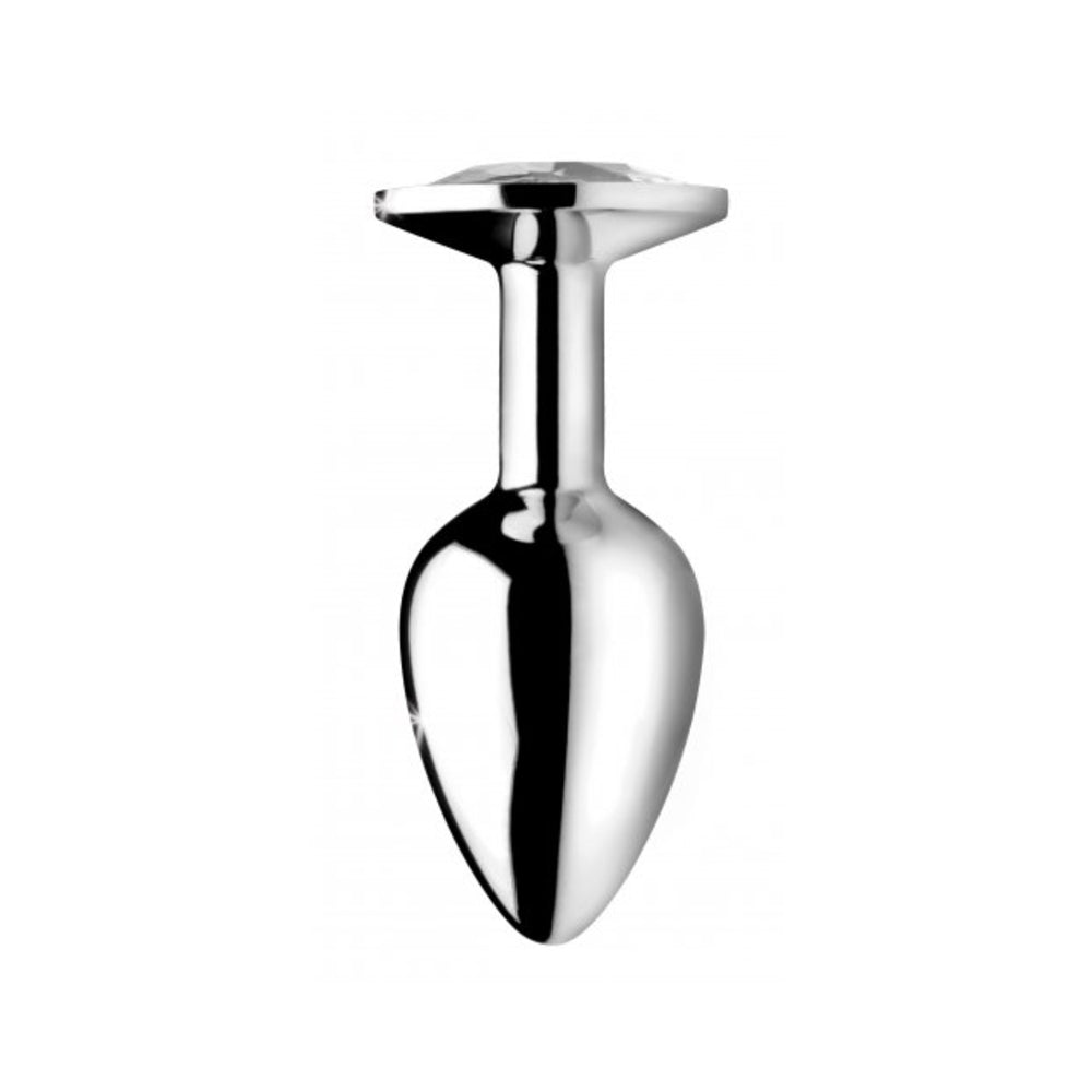 Clear Gem Anal Plug- Medium