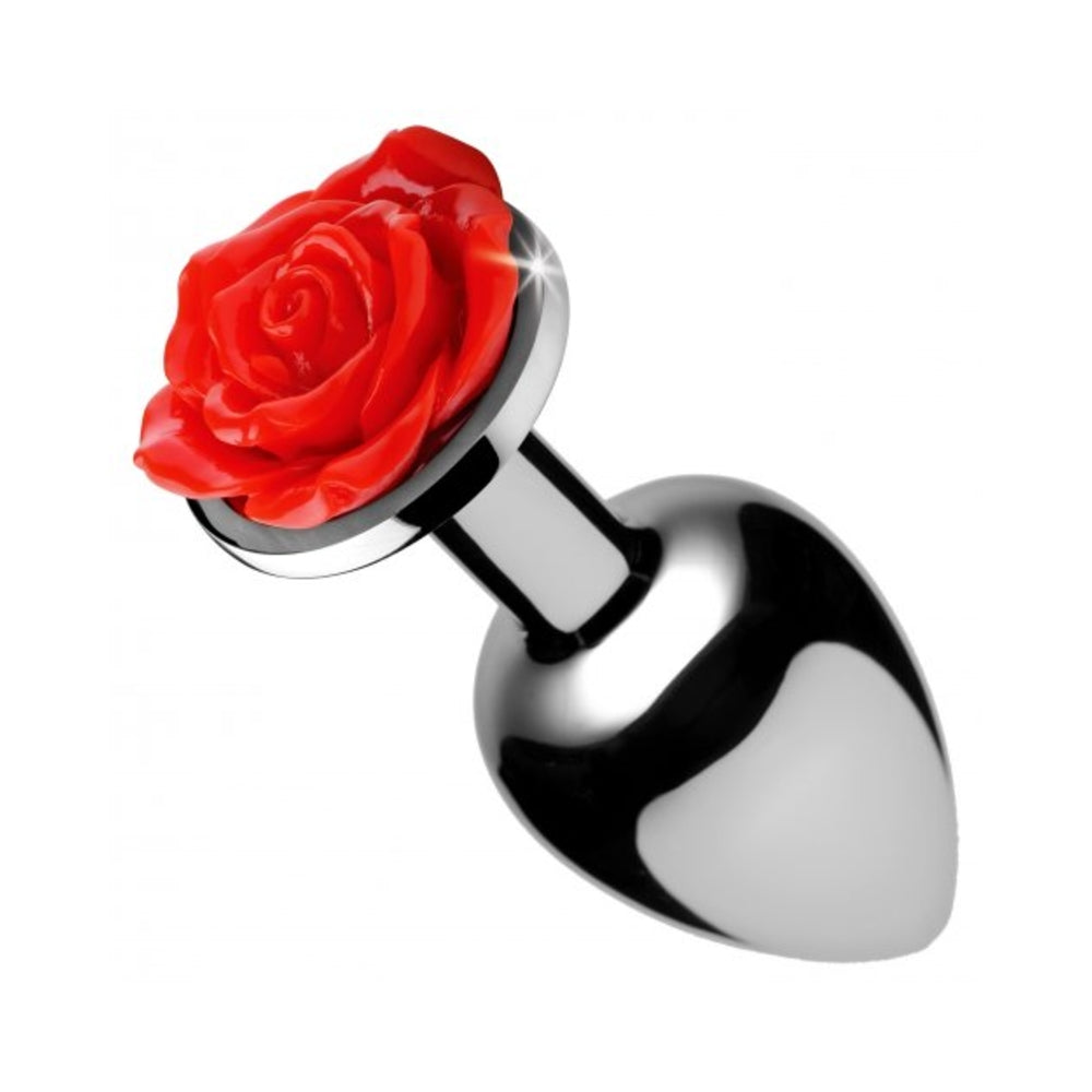Red Rose Anal Plug- Small