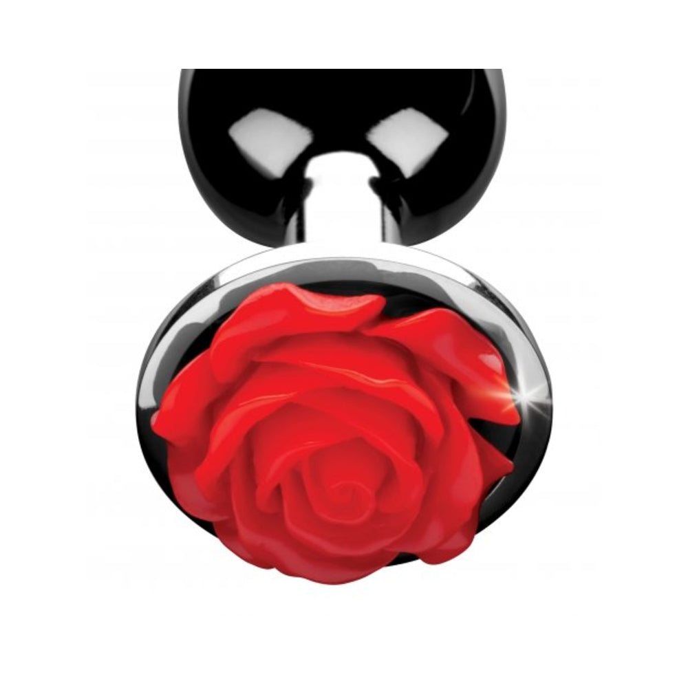Red Rose Anal Plug- Small