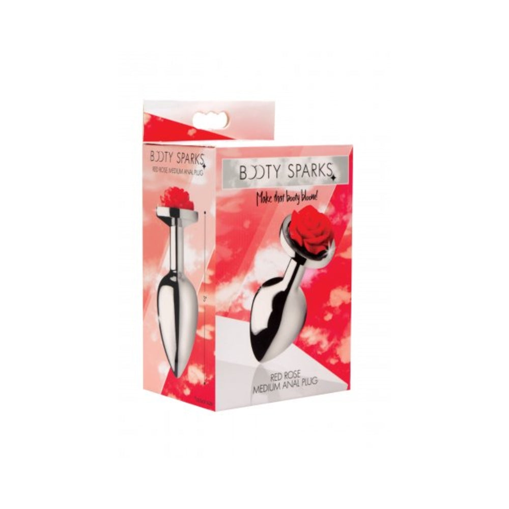 Red Rose Anal Plug- Medium