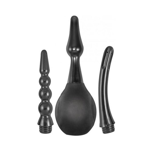 The Ultra Douche 3 Interchangeable Attachments Black
