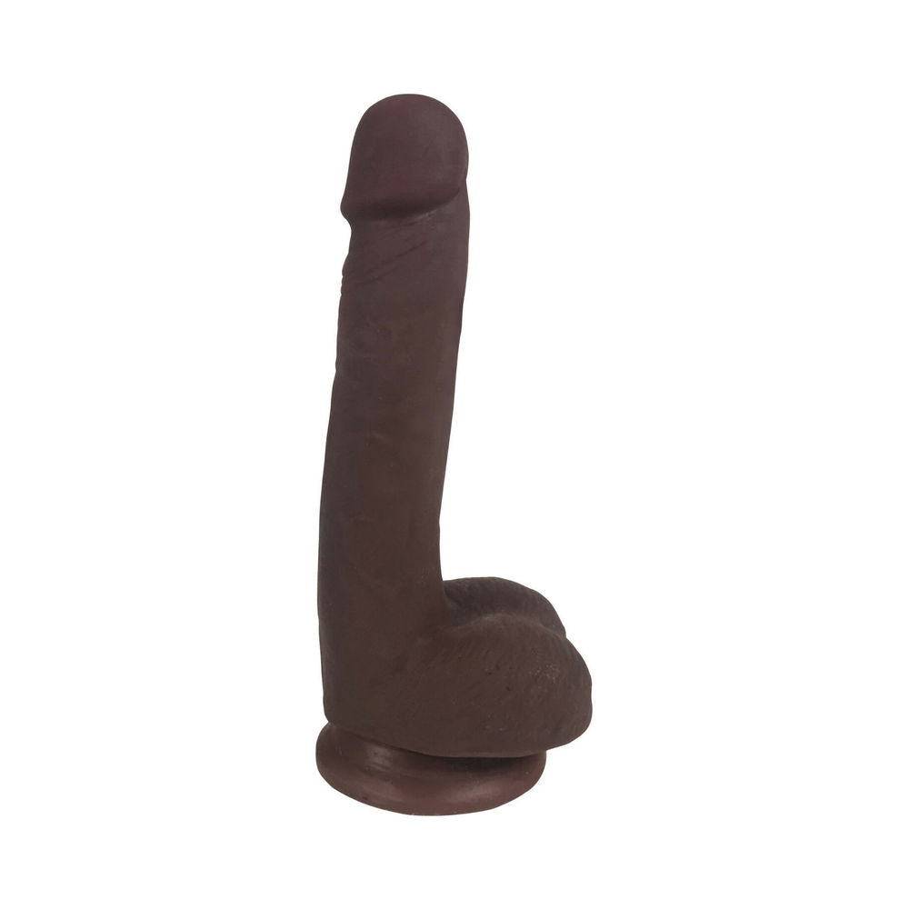 Easy Riders 7 Inch Dual Density Dildo With Balls - Tan