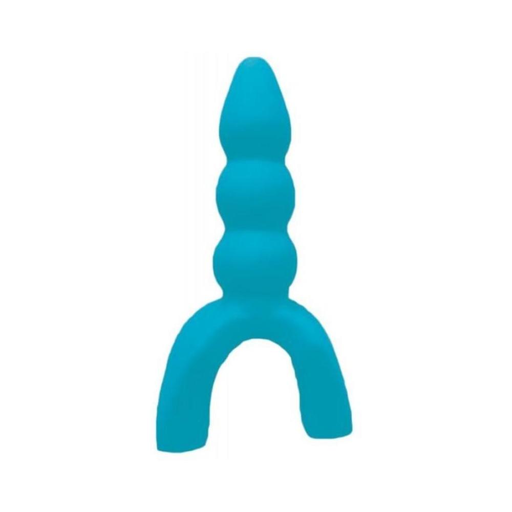 Tongue Star Thrill Seeker Tongue Vibe With Pleasure Ribs Blue