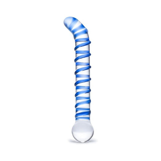 Mr. Swirl 6.5" Glass Glass Dildo