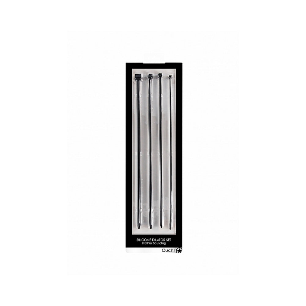 Ouch! Urethral Sounding Dilator Set - Black