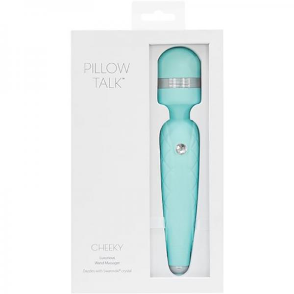 Pillow Talk Cheeky Massager Wand Teal