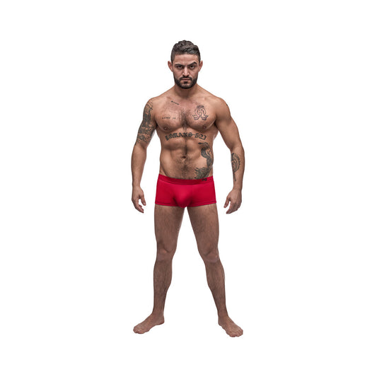 Male Power Pure Comfort Modal Wonder Short Red Xlarge