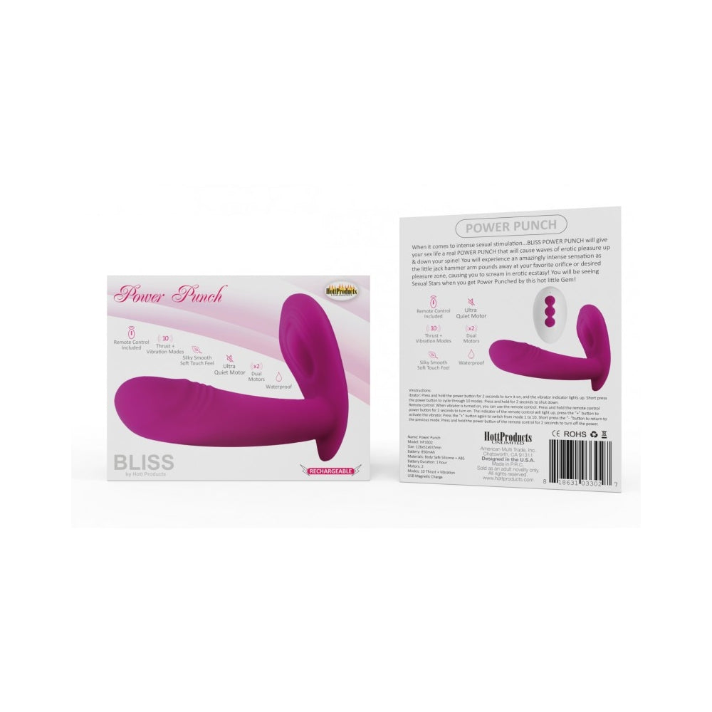 Bliss Power Punch Thrusting Vibe